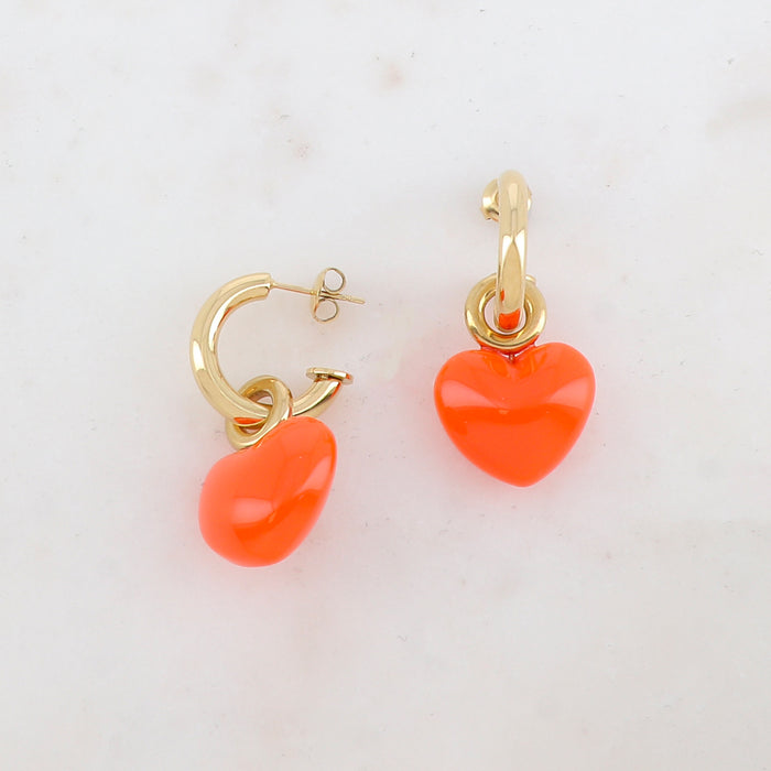 Boucles Calie - Oranges